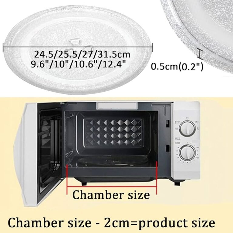 Microwave Plate Size