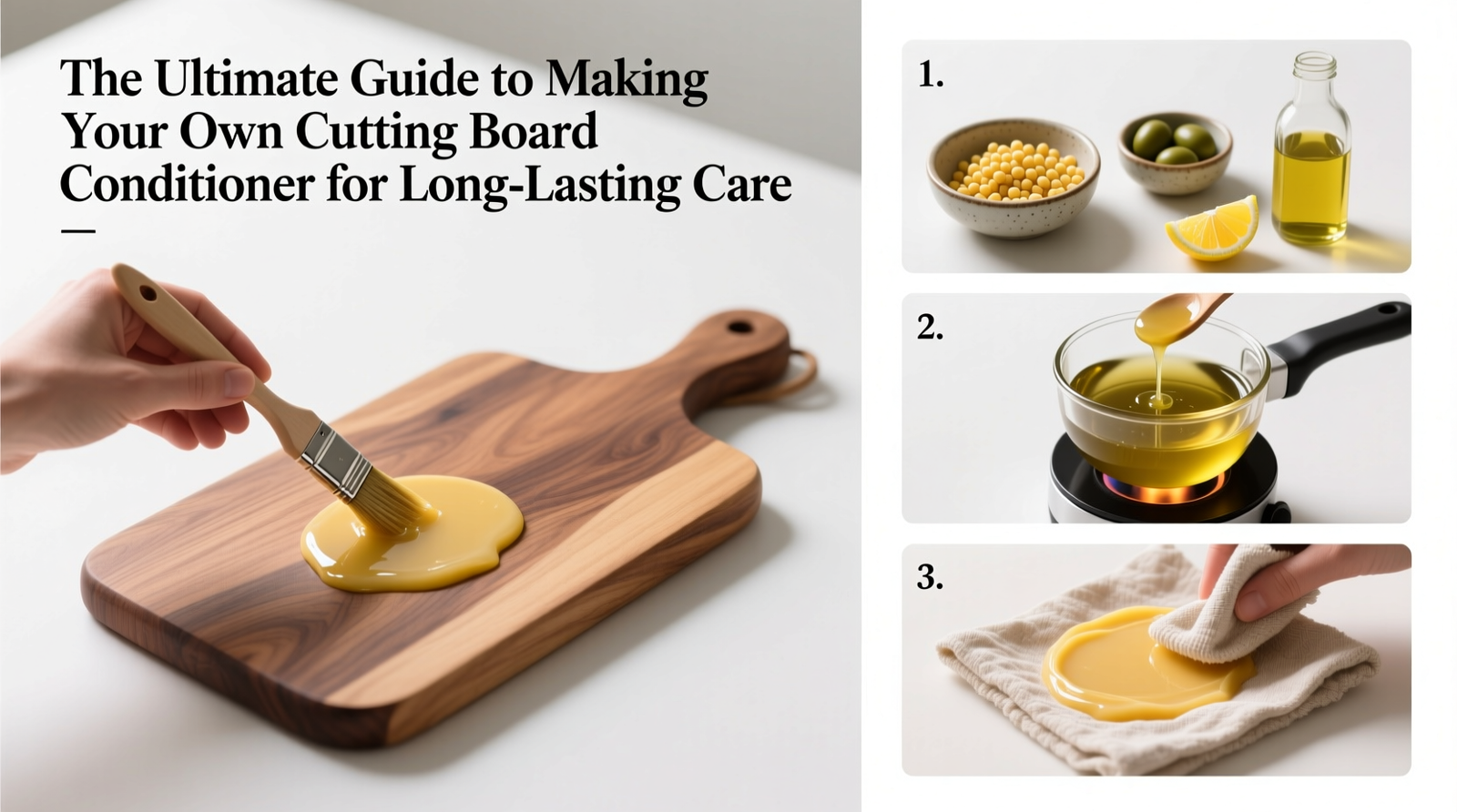 Cutting Board Care & Conditioning