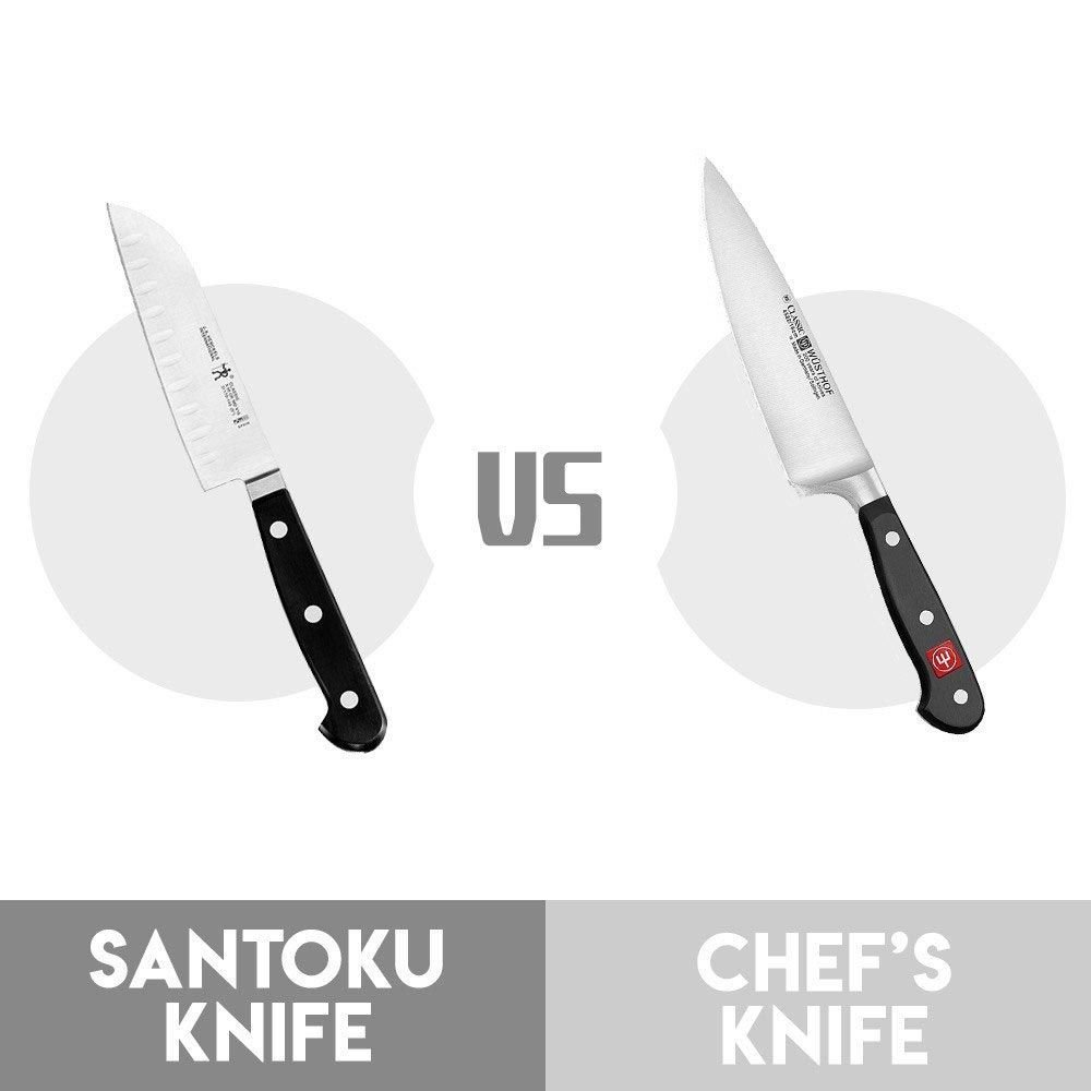 Chef Knife & Santoku Knife Comparison
