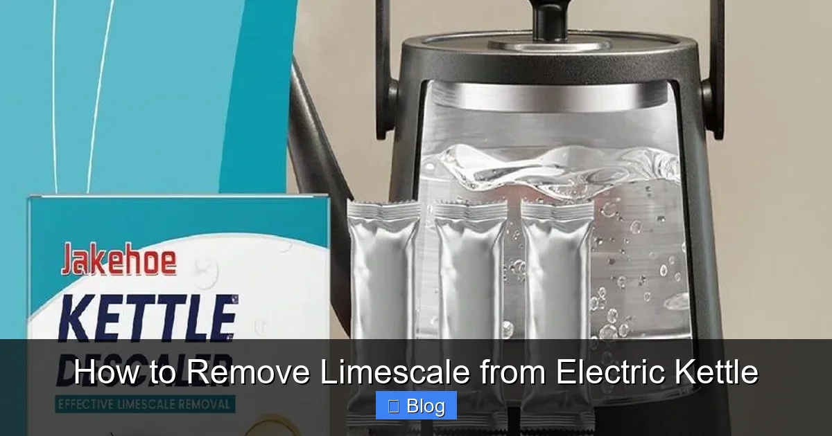Electric Kettle Cleaning & Limescale Removal