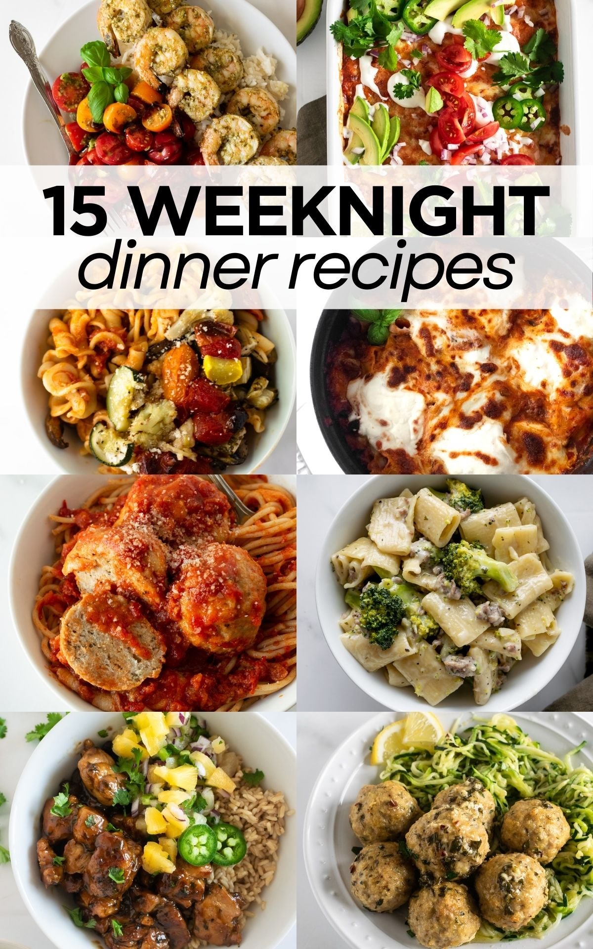 Easy Weeknight Dinner Recipes